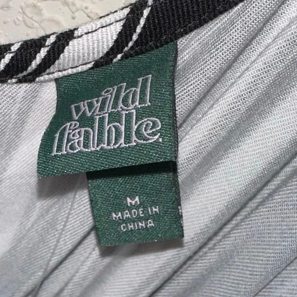 NWT Wild Fable Black & White Striped Jumpsuit - Picture 6 of 8